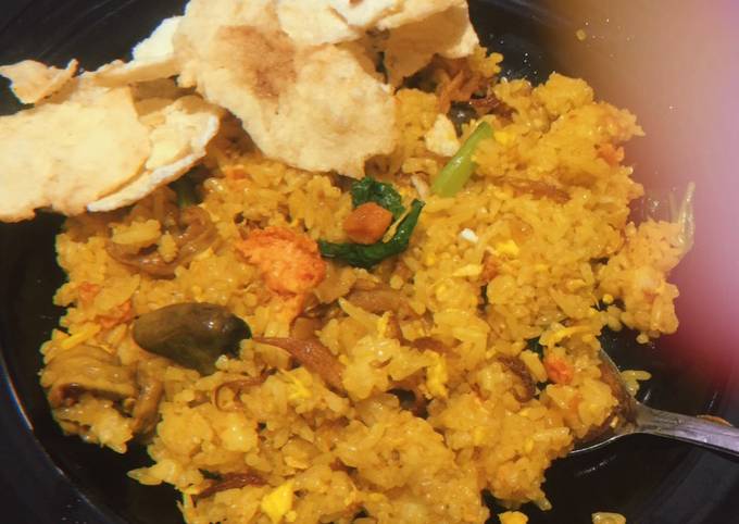 Cara Masakan Resep Nasi Goreng Kuning/ Kunyit