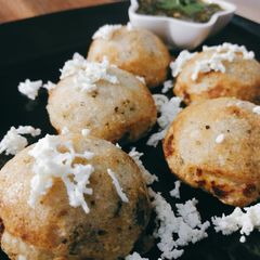 A picture of Upvas Appe |Unique Upvas Recipes| Navratri Vrat Recipe #dussehra.
