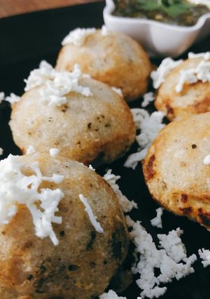 A picture of Upvas Appe |Unique Upvas Recipes| Navratri Vrat Recipe #dussehra.