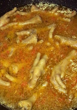 Foto resep Ceker kuah pedas