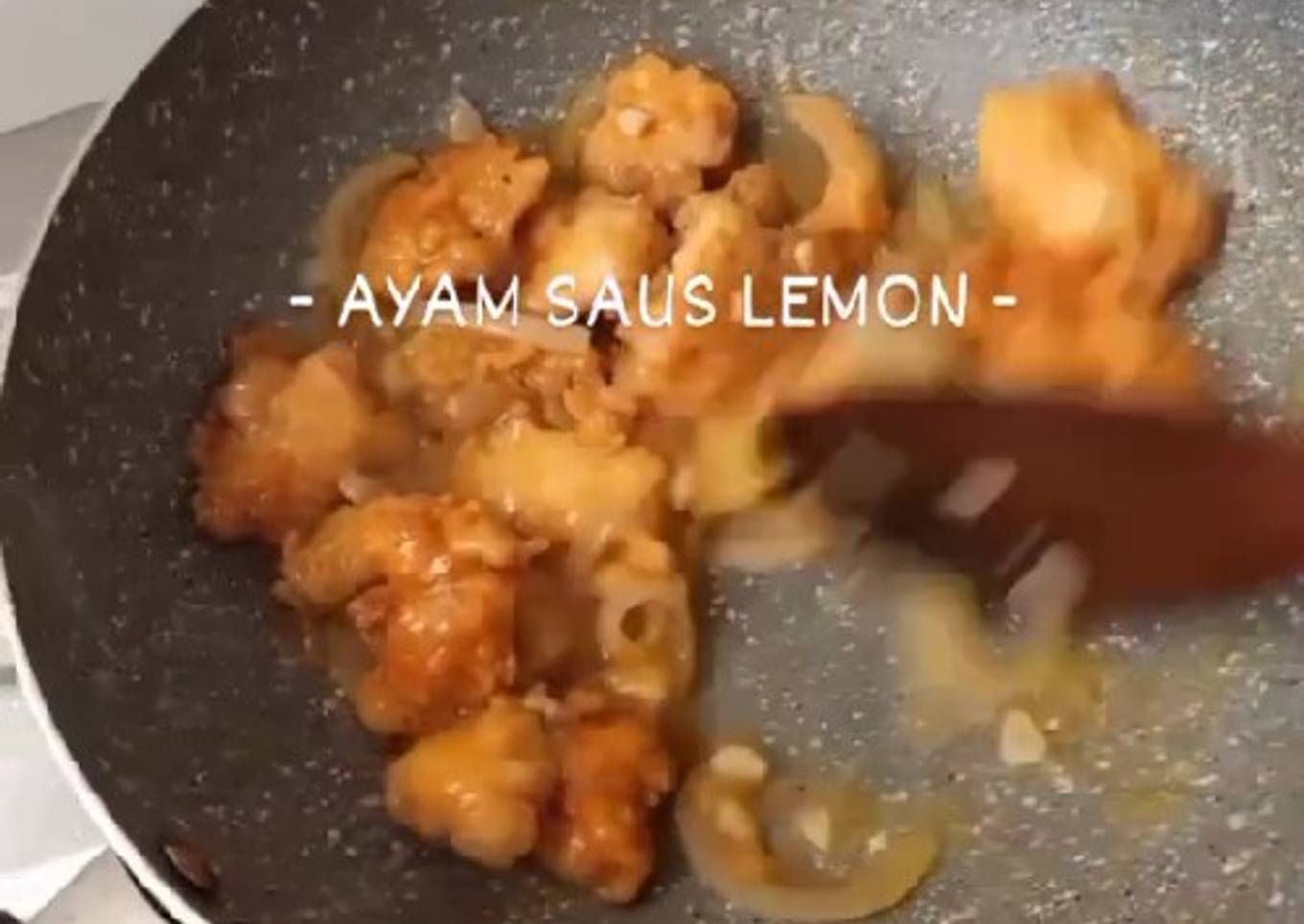 Ayam saus lemon