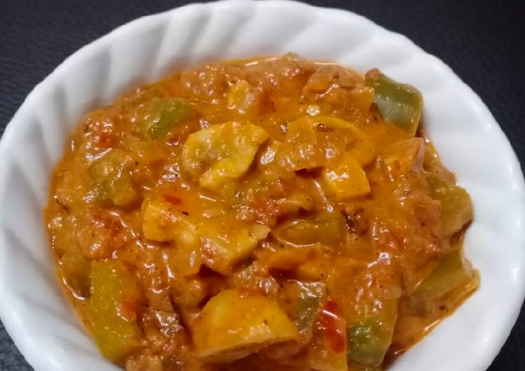 Mushroom Capsicum masala (Restraunt style)