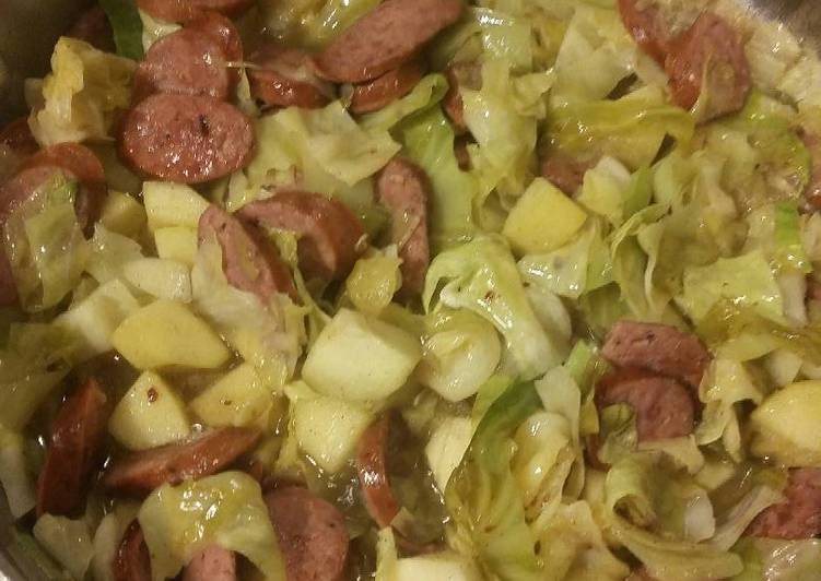 Recipe of Apple Cabbage Kielbasa in 15 Minutes at Home