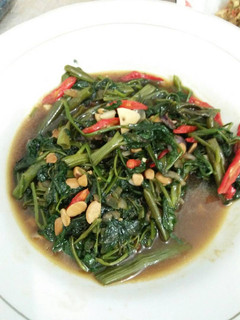 Foto resep Cah kangkung simple