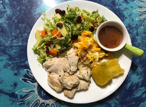 雞胸炒蛋早午餐（健康餐版本） 的食譜成品照片