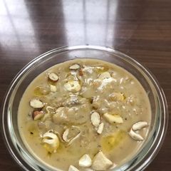 A picture of Wheat kheer (wheat porridge).