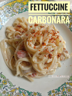 Foto resep Fettuccine Carbonara