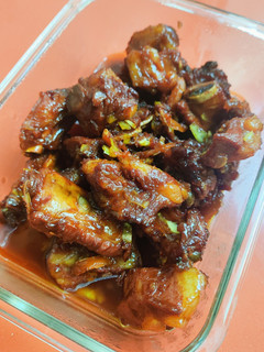 Una foto de Carne dulce china (Hong shao rou)