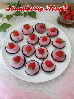 Foto resep Strawberry mochi