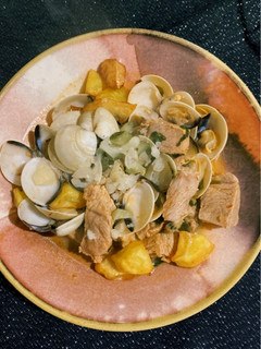 Foto de Carne de Porco à Alentejana