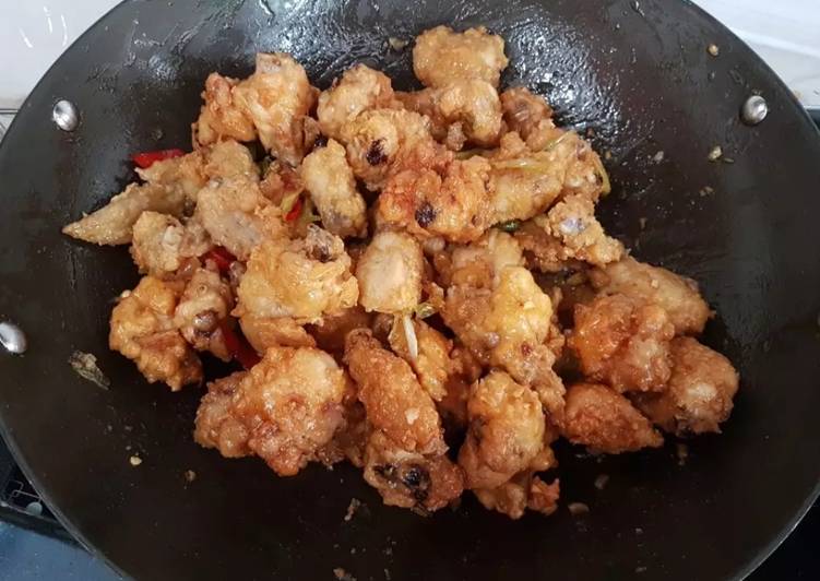 Cach Lam Mon Canh Ga Chien Gion Rim Nước Mắm Tỏi ớt Của Andrea Perth Cookpad