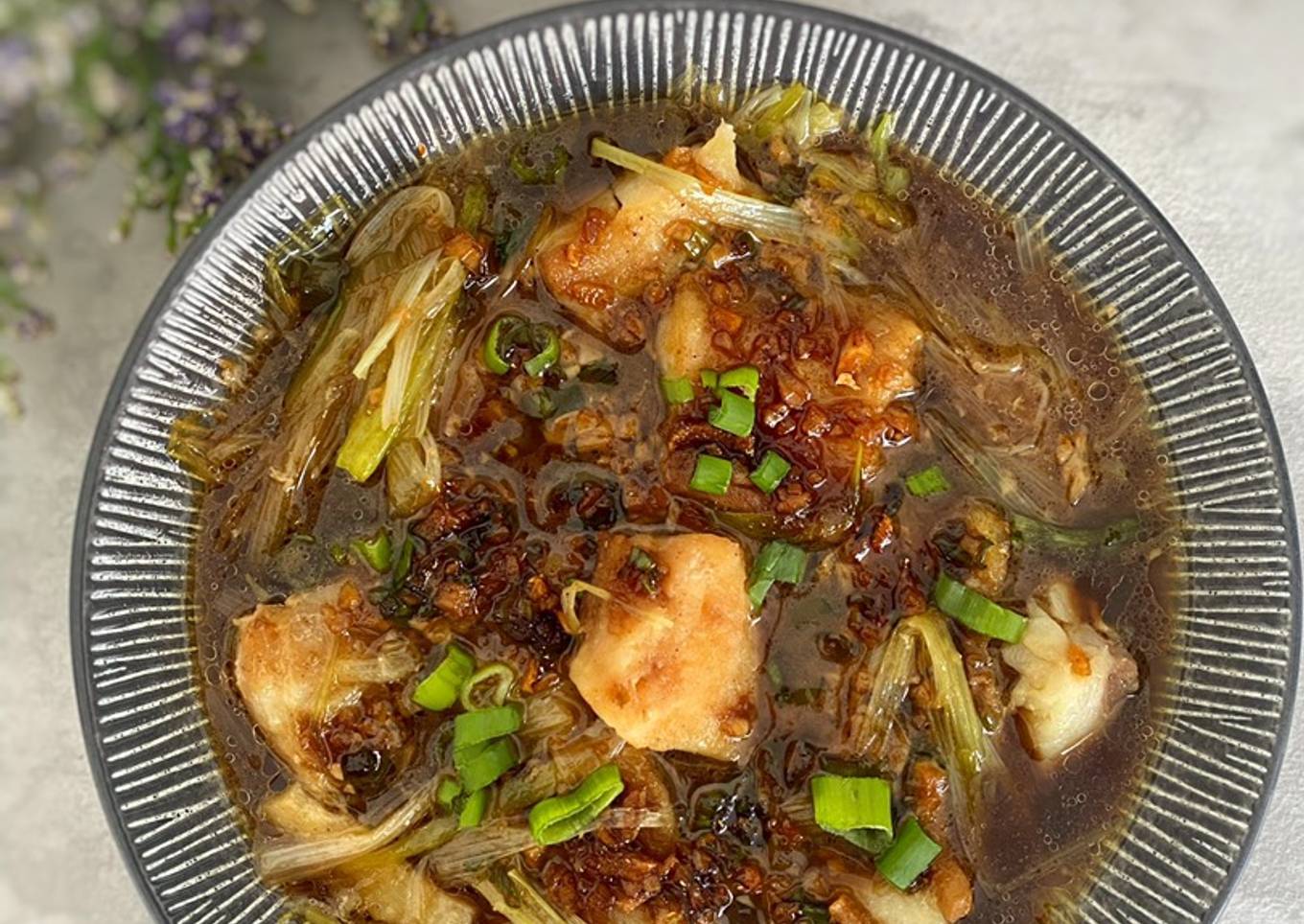 Chinese Steamed Gindara fish