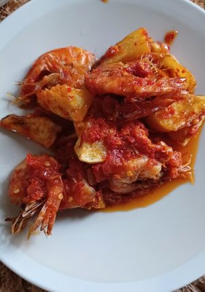 Foto resep Udang goreng balado