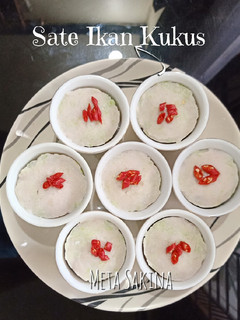 Foto resep (menu diet) Sate ikan kukus
