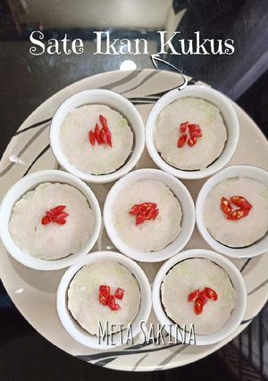 Foto resep (menu diet) Sate ikan kukus