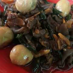 รูปของ Oseng usus cabe hijau ala nasi bungkus angkringan jogja