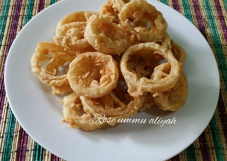 PATUT DICOBA! Cara Membuat Onion Ring