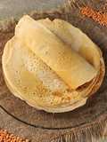 🪸Crepas de lentejas coral para wraps 🪸 #Singluten #Sinharina 🪸