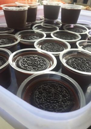 Foto resep Puding silky oreo
