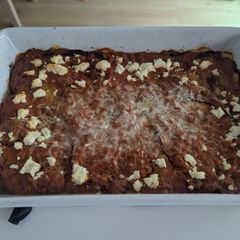 A picture of Moussaka (keto).