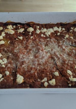 A picture of Moussaka (keto).
