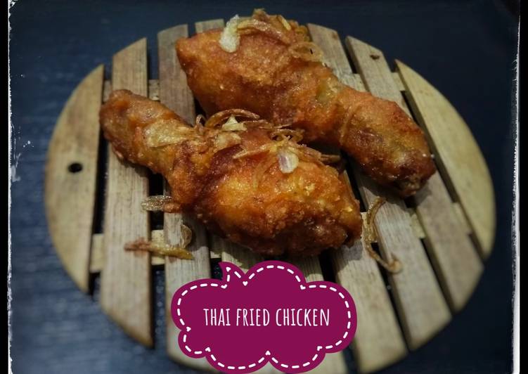 Cara Gampang Menyiapkan Thai fried chicken Anti Gagal
