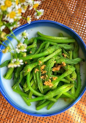 Hình của món Bông Bí Xào Tỏi Chay.