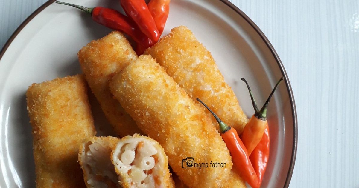 Risoles macaroni sosis keju