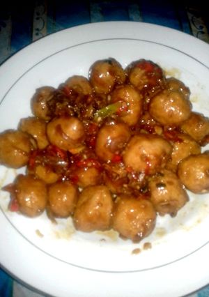 Foto resep Baso tempe mercon
