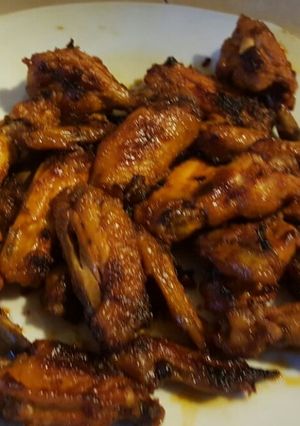 Una foto de Alitas a la bbq