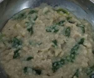Praktis Menyajikan Bubur oatmeal bayam Enak dan Sehat Praktis Menyajikan Bubur oatmeal bayam Enak dan Sehat
