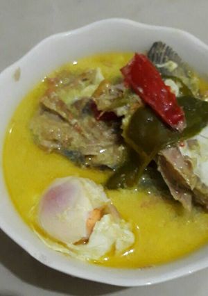 Foto resep Ikan Asin Tenggiri Masak Santan ala Ku