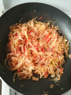 A picture of Fried cabbage.