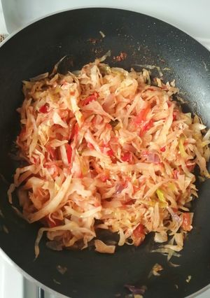 A picture of Fried cabbage.