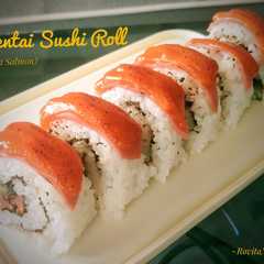 A picture of Mentai Sushi Roll (Tanpa Salmon).