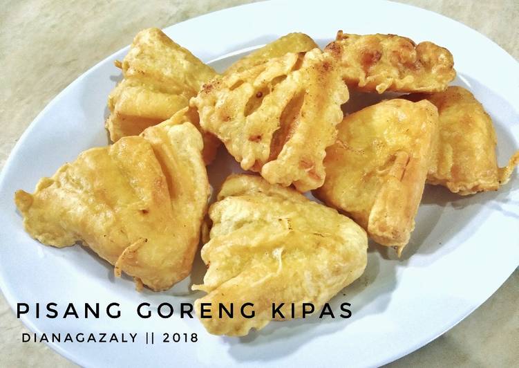 Siap Saji Pisang Goreng Kipas Paling Enak