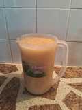 Licuado con compota de peras, manzana y duraznos🍑🍐🍎