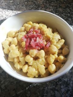 Una foto de Garbanzos al Curry