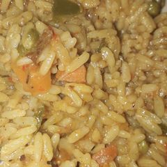 A picture of Veggi Jollof.