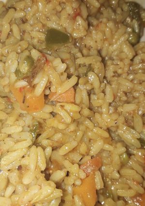 A picture of Veggi Jollof.