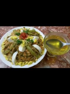 صورة لوصفة مسفوف الخضر بطريقة قبايلية