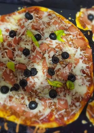 صورة لوصفة بيتزا 🍕
