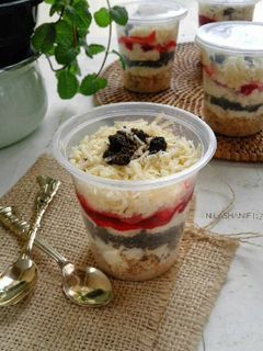 Foto resep No Bake Cheese cake in Jar