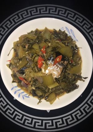 Hình của món Cá Ngừ Kho Cải Chua.