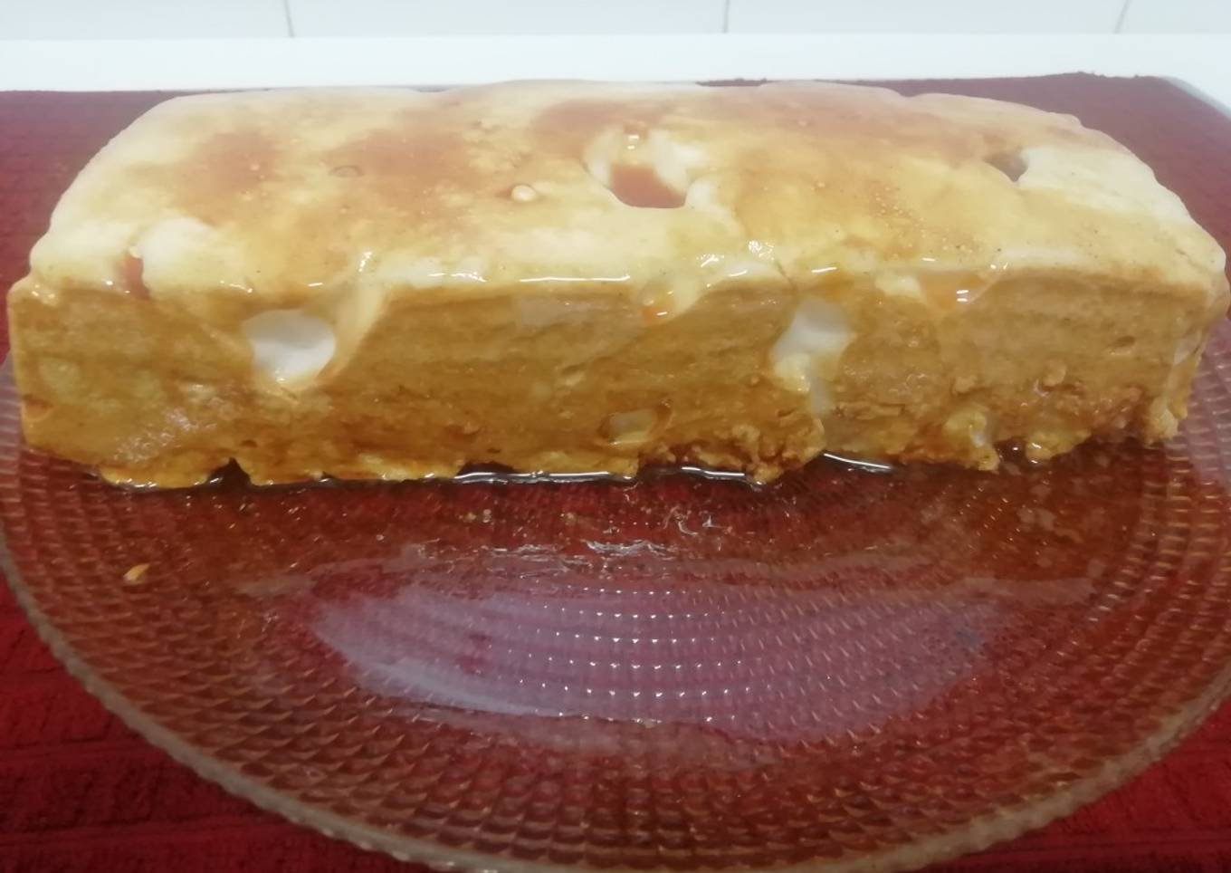 Tarta de caramelo sin leche
