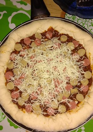 Foto resep Pizza Sosis Simple
