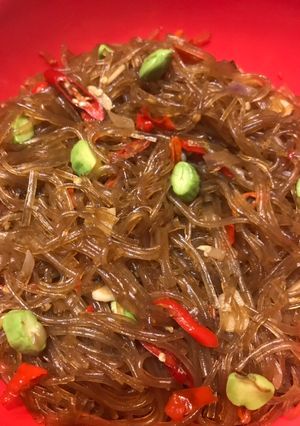 Foto resep Oseng so’oun pete pedas