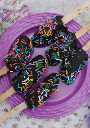 Foto resep Stik Es Pisang Coklat