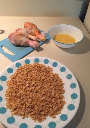 Una foto de Pollo apanado