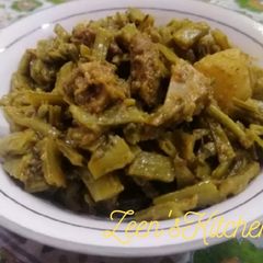 A picture of Hyderabadi Gawaar ki Phalli Gosht.